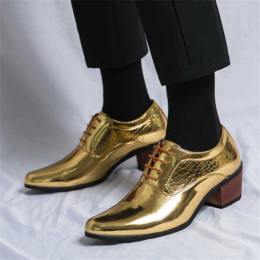 Men'S Shoes Casual Sneakers - Dress Sneakers Heels Mens Brown Dress