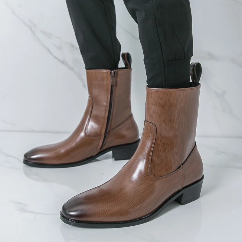 Classic Comfy Ankle Boots Bota - Men Shoes Classic ulasan dan harga
