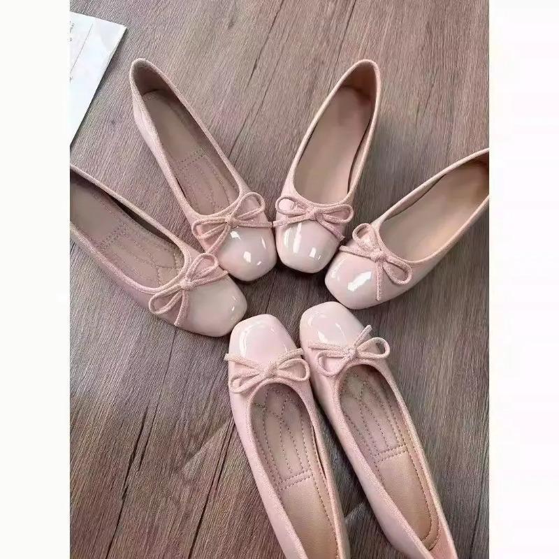 Women Ballet Flats Square Toe  - Running Shoes Lightweight ulasan dan harga