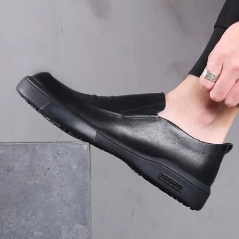Dress Shoes Man Cowhide Casual - Men Shoes Clearance ulasan dan harga