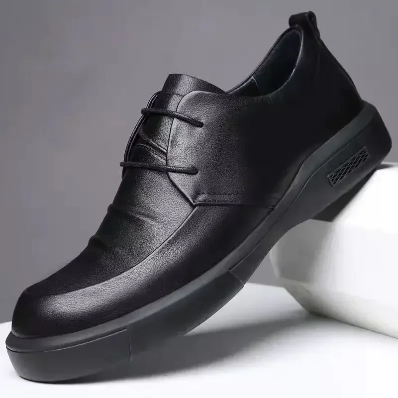Dress Shoes Man Cowhide Casual - Men Shoes Clearance ulasan dan harga