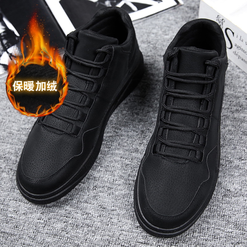 Keep Warm Men's Red High-Top L - Boat Shoe Leather ulasan dan harga