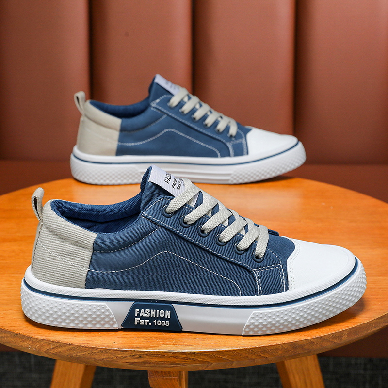 Men Classic Canvas Sneakers, L - Running Shoes Lightweight ulasan dan harga