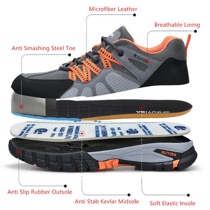 Work safety sneakers work man  - Men'S Shoes Diabetic ulasan dan harga