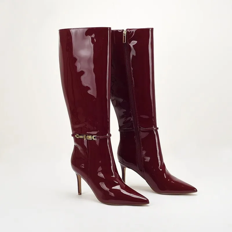 Pointed Toe Stiletto High Heel - Boat Shoe Leather ulasan dan harga