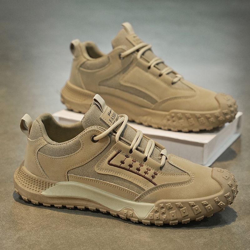 Men's Breathable Closed-Toe Hi - Boat Shoe Leather ulasan dan harga