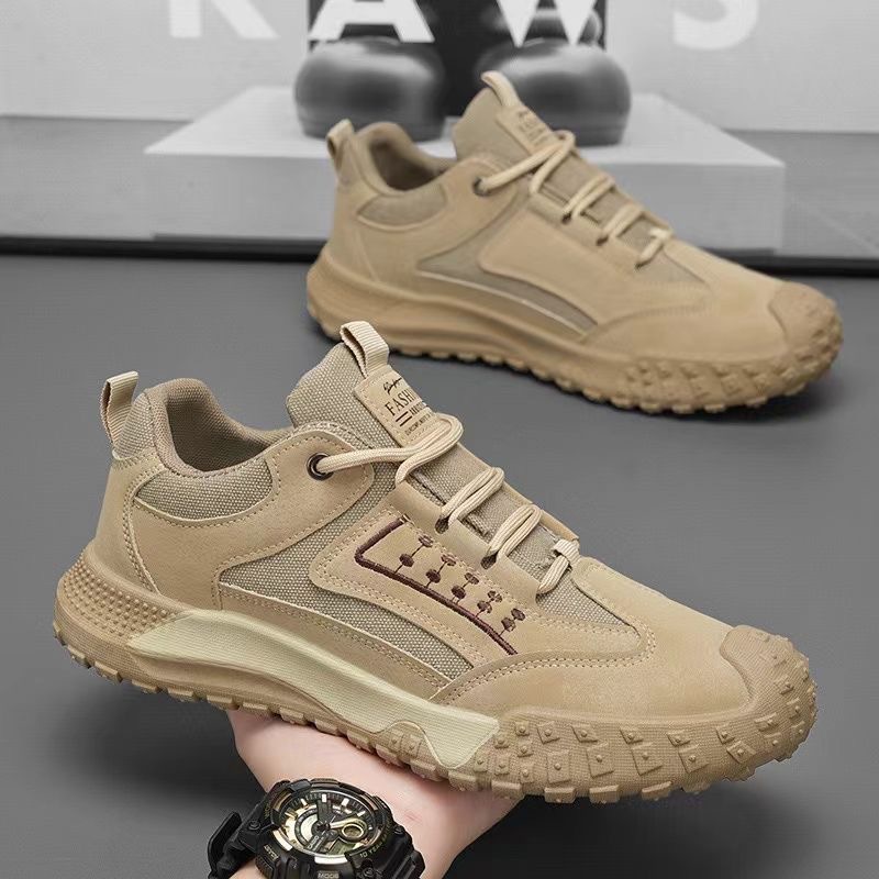 Men's Breathable Closed-Toe Hi - Boat Shoe Leather ulasan dan harga