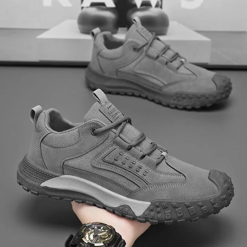 Men's Breathable Closed-Toe Hi - Boat Shoe Leather ulasan dan harga