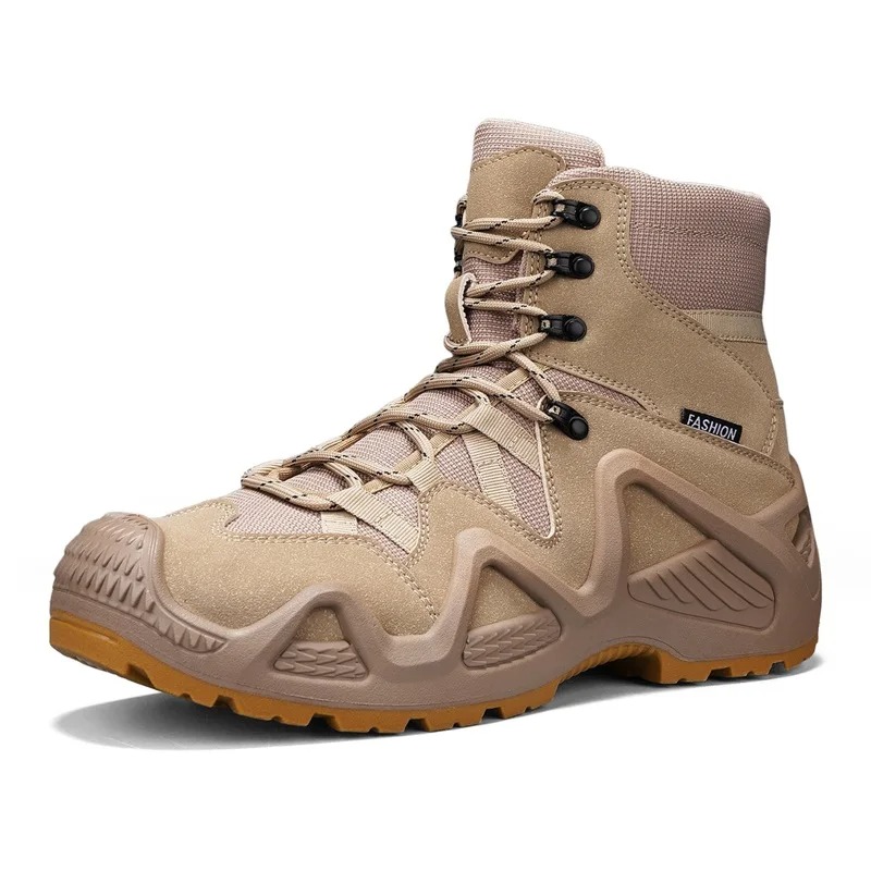 Men Tactical Boots Lace Up Bra - Men Shoes Brand ulasan dan harga