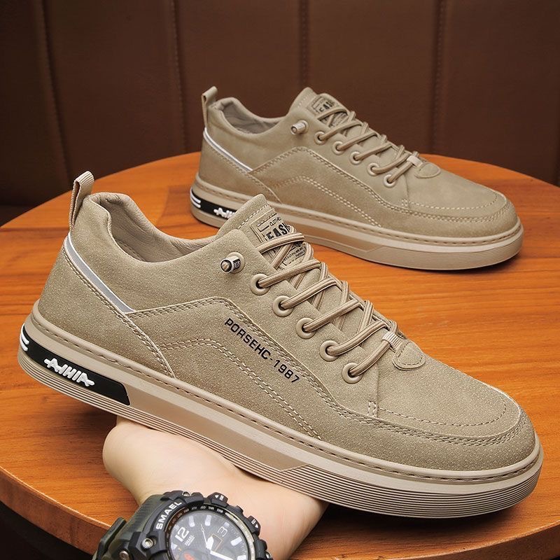 2026 New Mens Soft Leather Whi - Boat Shoe Leather ulasan dan harga