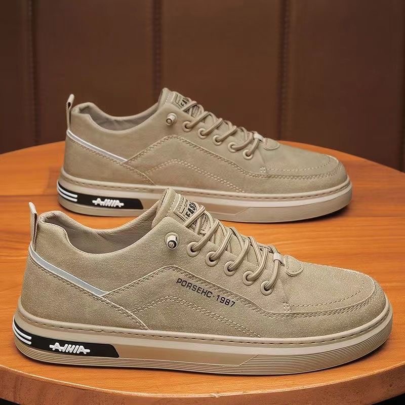 2026 New Mens Soft Leather Whi - Boat Shoe Leather ulasan dan harga