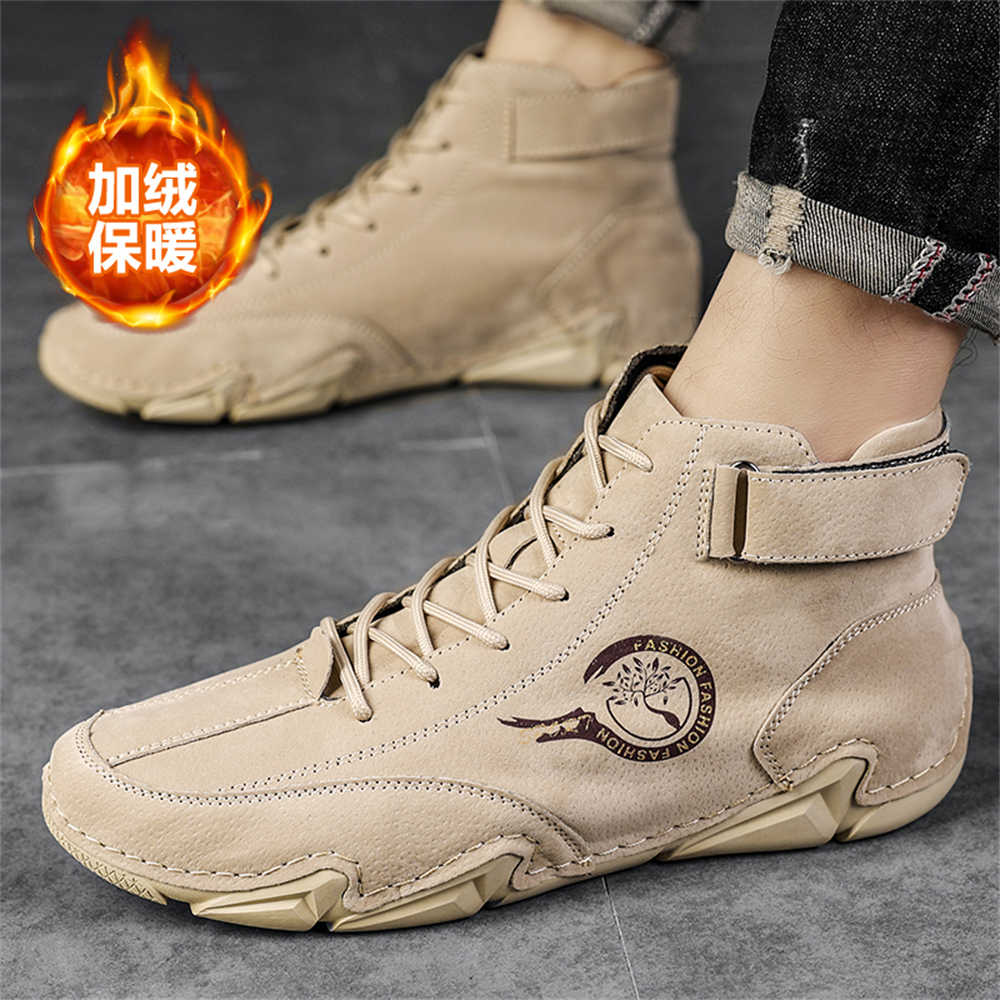 Without Heel Hi Cut Shoes Bran - Men Shoes Expensive ulasan dan harga