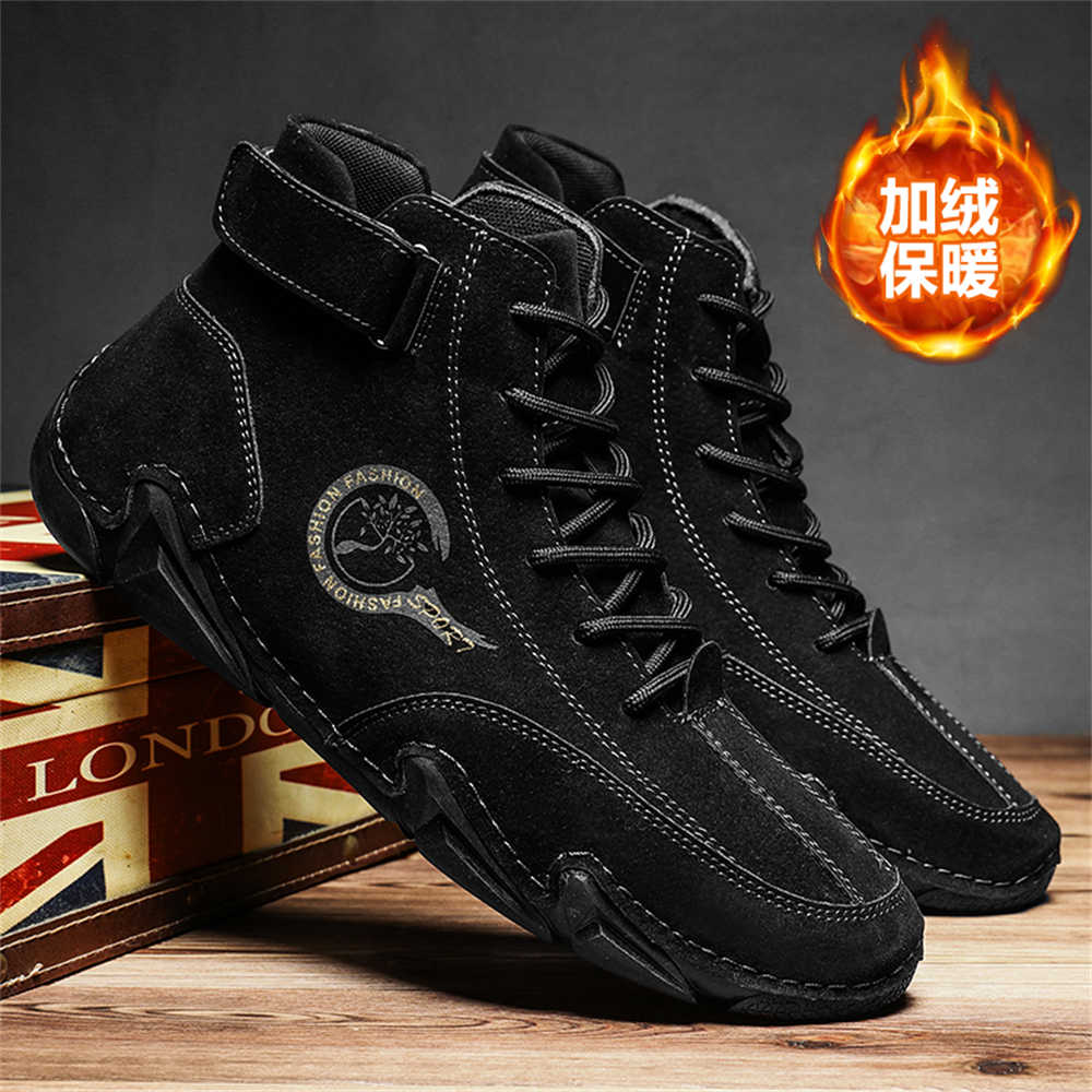 Without Heel Hi Cut Shoes Bran - Men Shoes Expensive ulasan dan harga
