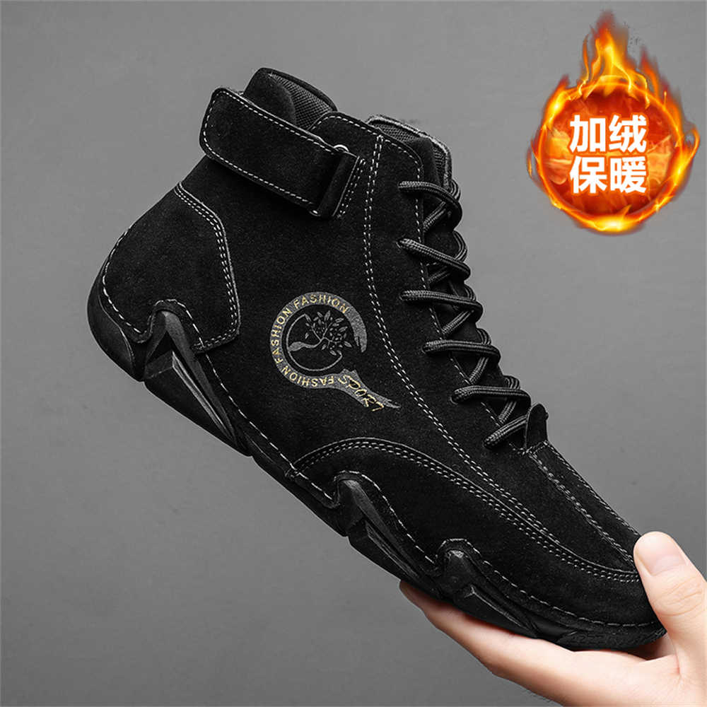 Without Heel Hi Cut Shoes Bran - Men Shoes Expensive ulasan dan harga