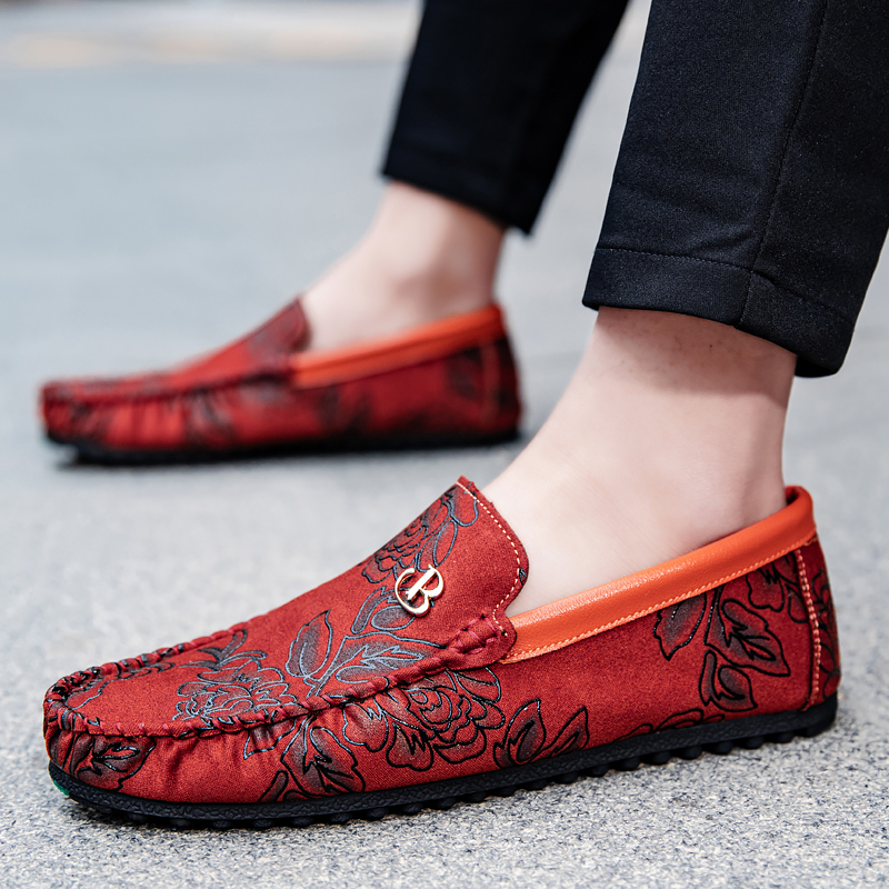 Leisure Leather Loafers Men De - Boat Shoe Leather ulasan dan harga