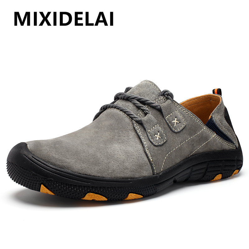 New Men's Casual Shoes Plus Si - Boat Shoe Leather ulasan dan harga