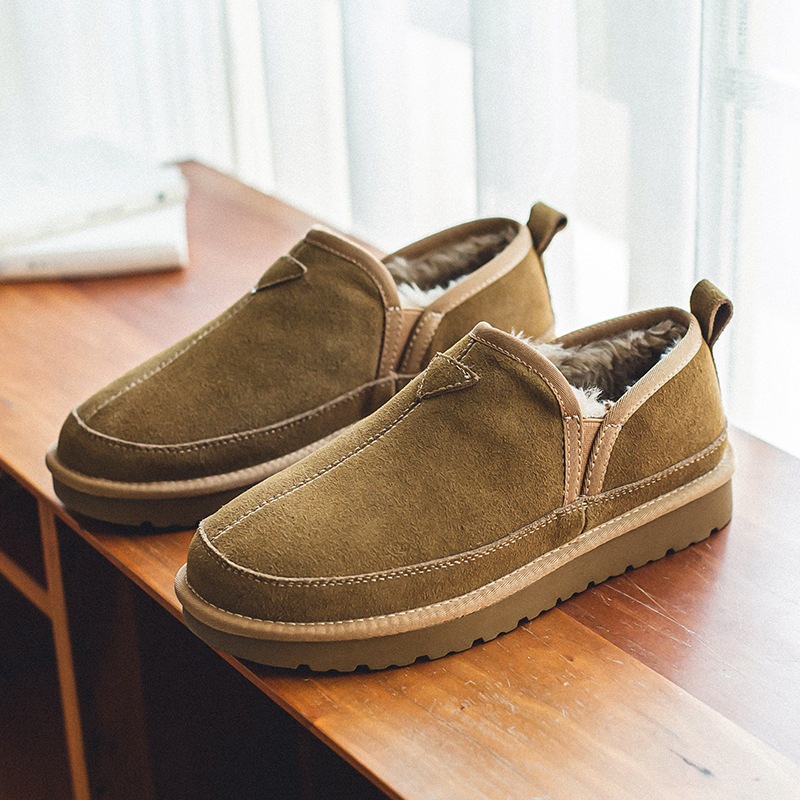 Winter Women Men Genuine Cow L - Men Shoes Classic ulasan dan harga