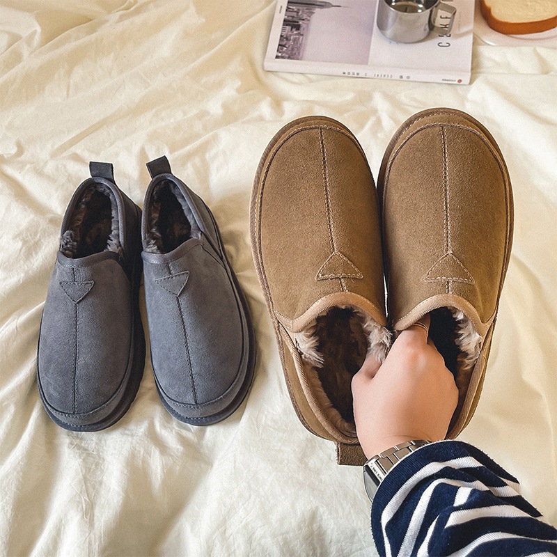 Winter Women Men Genuine Cow L - Men Shoes Classic ulasan dan harga
