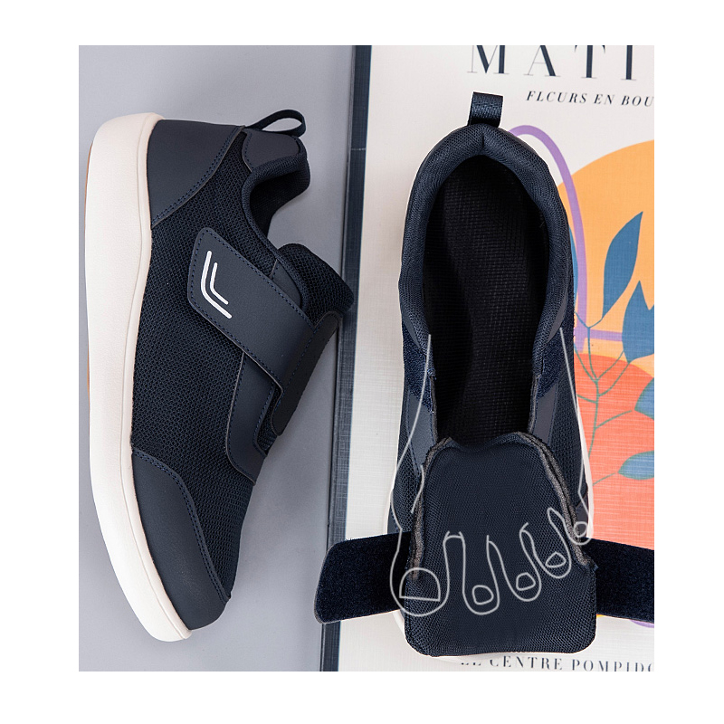 Open Shoes for Elderly Adjusta - Men'S Shoes Diabetic ulasan dan harga