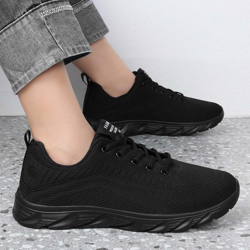 Men Breathable Knit Sneakers W - Men'S Shoes Casual Sneakers ulasan dan harga